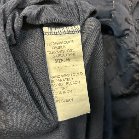 NWT Moda Seta Italy Women Blouse Top Shirt Size Small Built-in Tank D006 -13 - Picture 12 of 16